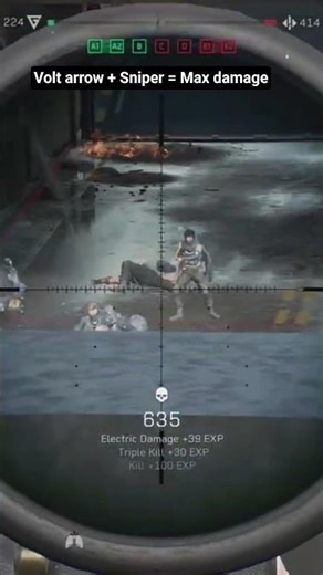 Delta force - Luna's volt arrow + sniper = deadly combo. Multiple kills with less effort.💀💀💀💀💀 shots