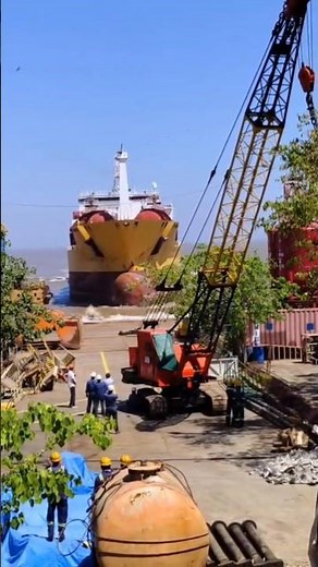 STOLT SEA•• An Old Vessel Beaching At Ship Breaking Yard‼️‼️ #shorts