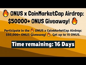 ONUS x CoinMarketCap Airdrop: 50000+ ONUS Giveaway!
