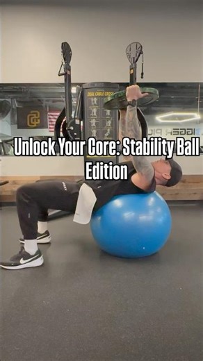 Stability Ball Core #coretraining #abs #corestability
