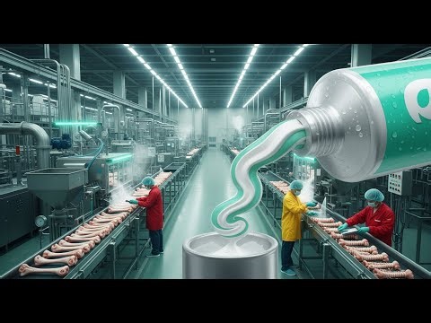 Inside the Largest Toothpaste Factory - You' never seen — From Animal Bones to Mint Toothpaste