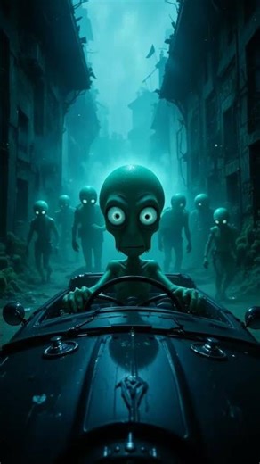 SpongeBob Car Chase 🚗💨 Zombies Running Behind! 😱 #SpongeBob #ZombieChase #Shorts