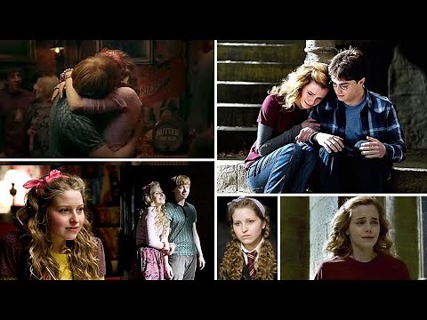 Harry Potter Behind The Scenes Kissing Scenes - Ron And Lavender's Kiss
