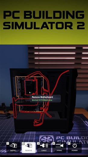 Learning PC Building… Defeated by a 500GB Hard Drive 💀#PCSimulator#GamingShorts#FunnyGaming#Shorts