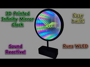 3D Printed Infinity Mirror Clock