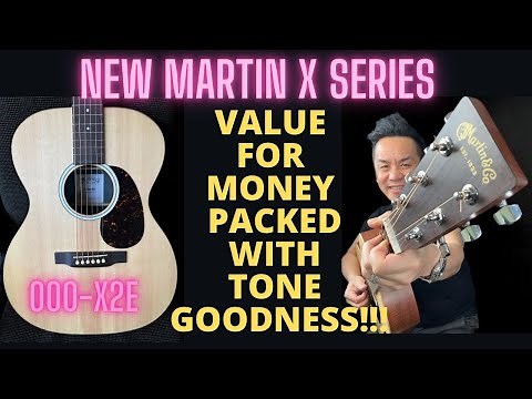 New Martin 000-X2E GUITAR Review in Singapore 🇸🇬 ‪@citymusicsg‬