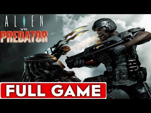 ALIENS VS PREDATOR Marine Campaign Full Game Walkthrough Longplay