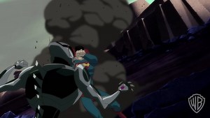 Superman Unbound Clip - Superman Vs Robots