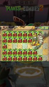 PvZ 2 - Plantfood Ability - Plant Team Level Max Vs Radiated Gargantuar Level 10