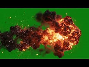 Powerful Fireball VFX Green Screen Effect - No Copyright Free Download