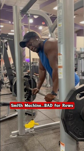 Smith Machine Bent Over Rows (Proper Form) #fitnesstips