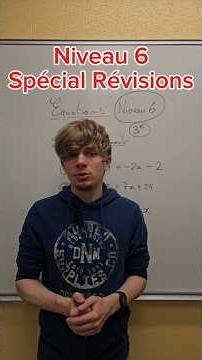 Solving an equation (Level 6: special practice) #maths #equation #practice #method