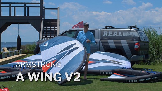The new Armstrong Foils A-Wing V2 is here! For Matt's full review, head to: realwatersports.com/collections/foil-wings/products/armstrong-a-wing-v2 | REAL Watersports