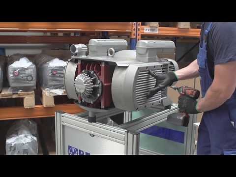Maintenance Procedures for Becker Oil-less Rotary Vane Pump.