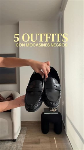 BEREVAL__ on Instagram: "Guía fácil para combinar: mocasines negros 🤎 #styletips #loafers #chic #trend #2026"