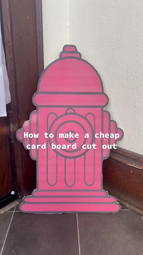 How to Make a Cheap Cardboard Cutout for a Party
