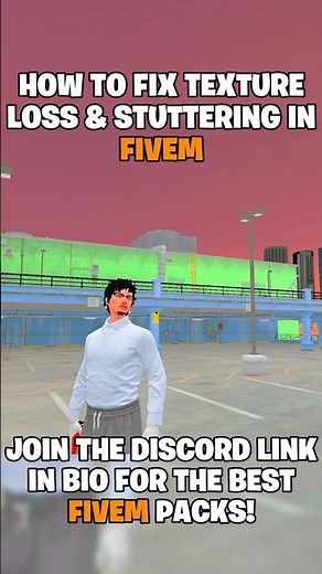 How to fix Texture Loss & Stuttering in FiveM! 🎯 #fivem #shorts #roleplay #rp #gta5 #gta5online