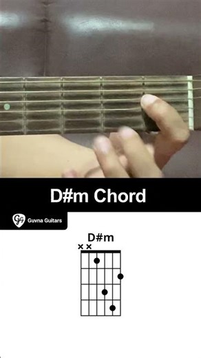 How To Play The D#m Chord On Guitar - Guvna Guitars