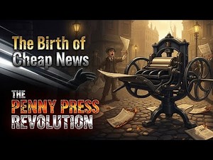The Penny Press History Explained | How Cheap Newspapers Changed American News & Democracy