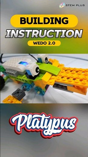 BUILDING INSTRUCTION WEDO 2.0 - PLATYPUS #lego #wedo #stemplus #buildinginstructions #shorts