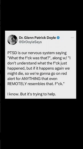 ptsd is the brain protecting you | Subscribe for more #motivation 😊👍