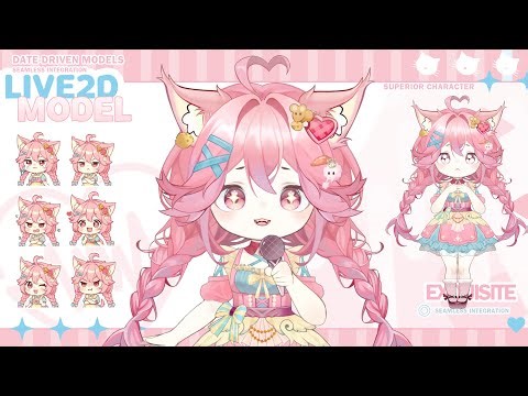 Live2D Mass Merchandise Model: Candy Rong