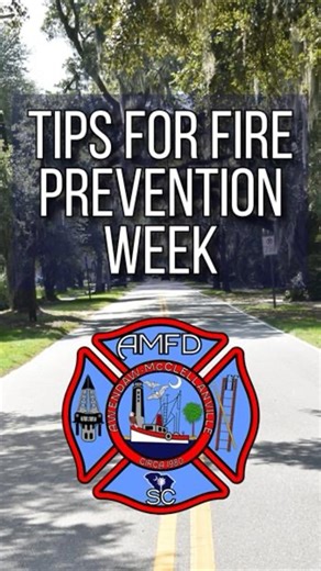 17 reactions | Fire Prevention Week is here, and our team is sharing their #1 tips to keep you and your family safe. Small changes at home can make a big difference! #AMFD #CCDPS #FirePrevention | Awendaw-McClellanville Fire Department | Facebook