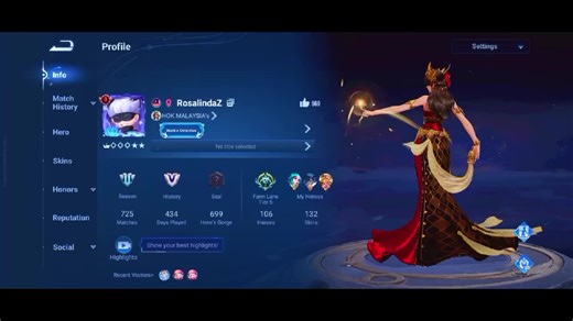 log in, main 1@2 game...hnya nkk dpt skin free neyh jer.. skin Lady Zhen as Puteri Gunung Ledang #fypdonggggggg #xybca #xyzbcafypシ #HOK