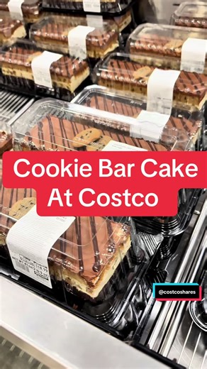 Delicious Cookie Bar Cake at Costco