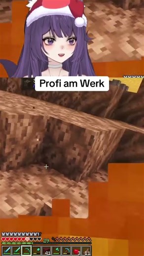 Ich falle im Nether in LAVA… und überlebe NUR KNAPP 😭🔥 #shorts #minecraft