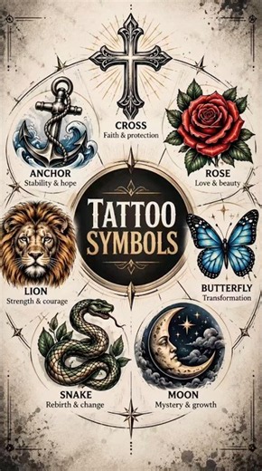 7 Popular Tattoo Symbols Explained - The Meanings Behind the Tattoo
