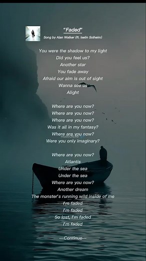 Faded Song Lyrics by Alan Walker