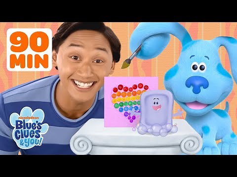 90 Minutes of Drawing, Painting, Arts & Crafts w/ Blue! 🎨 | Blue's Clues & You!