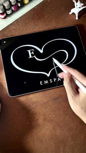 LOGO ĐỘC LẠ (EM SPA) 🦋 #signature #handwriting #calligraphy #viral #logo #art