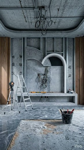 Raw Concrete Turned Into This #renovation #beforeandafter #transformation