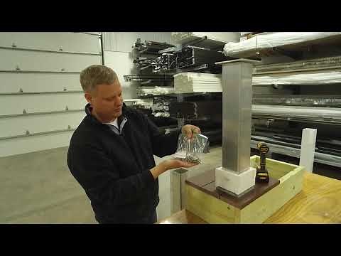 Step 3 Install Posts over Post Mounts