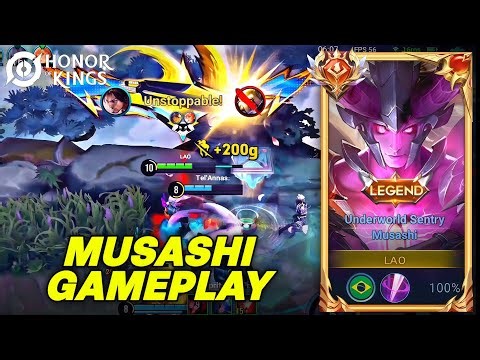Musashi Jungle Gameplay - Farm Fast - Honor Of Kings