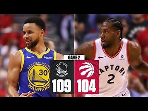 Warriors even NBA Finals at 1-1 with Game 2 win vs. Raptors | 2019 NBA Finals Highlights