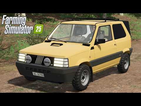 FS25 - Fiat Panda 4x4 Van MK1 - NEW CAR MOD for Farming Simulator 2025 ROLEPLAY FS25 GAMEPLAY