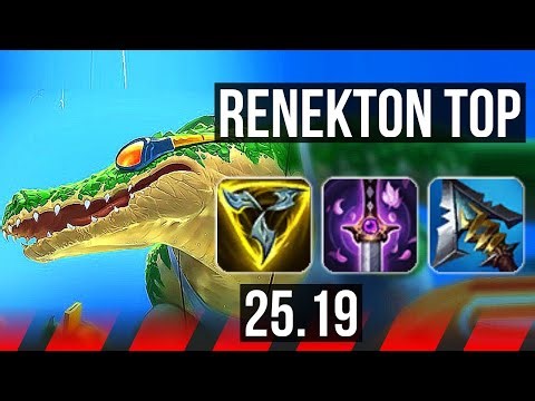 RENEKTON vs YORICK (TOP) | 6 solo kills, 13/2/2, Legendary | EUW Master | 25.19