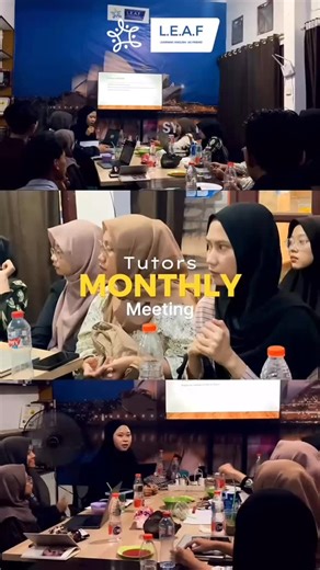 HRD PT Leaf Global Indonesia | TUTOR LEAF ENGLISH COURSE | KEEP SMILING KEEP FIGHTING FOR BRILLIANT STUDENT‼️ Monthly Meeting for LEAF tutors #lifeatleaf #leafteam... | Instagram