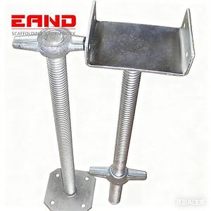 [Hot Item] Galvanized Base Jack U Head Screw Jack Shoring for Frame Ringlock Scaffolding