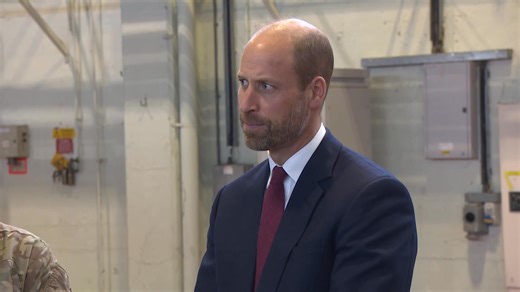 Prince William and Crown Prince Hussein of Jordan, Al Hussein bin Abdullah II, reunite to visit RAF Benson in Oxfordshire. | The Royal Family Channel