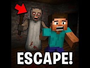 ESCAPE from GRANNY'S HAUNTED HOUSE in MINECRAFT! 😱 Chapter 2 Full Gameplay