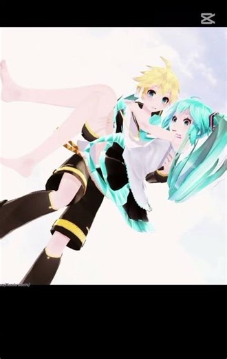 len kagamine x miku hatsune vocaloid #vocaloid #capcut #edit