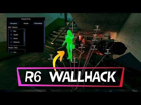 ⛊ Using R6 WALLHACK Cheat | BEST Rainbow Six Siege Free Legit Cheat in 2026 (UD)