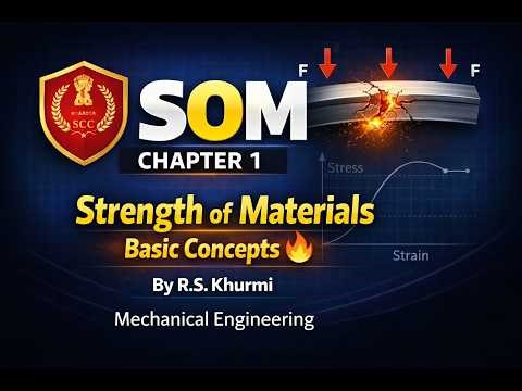 SOM Part 1: Basic Concepts | R.S. Khurmi | Mechanical Engineering