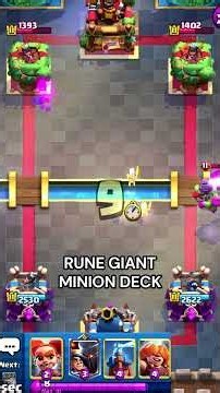 RUNE GIANT MINION DECK #clashroyale #supercell #clash