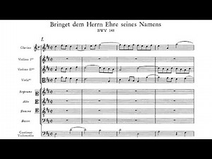 J.S Bach - Cantata: Bringet dem Herrn Ehre seines Namens, BWV 148