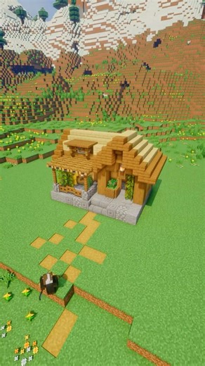 Minecraft Cozy House 🏠 #Minecraft #minecraftbuilding #minecraftbuilds #minecrafttutorial